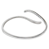 K18WG ホワイトゴールド ダイヤ0.21ct バングル レディース 【中古】